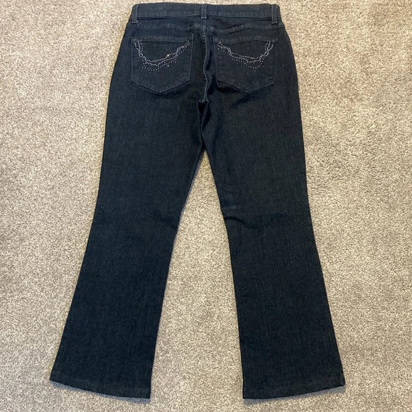 NYDG Not Your Daughter’s Jeans Embellished Lift Tuck Technology Dark Was… - Picture 14 of 16